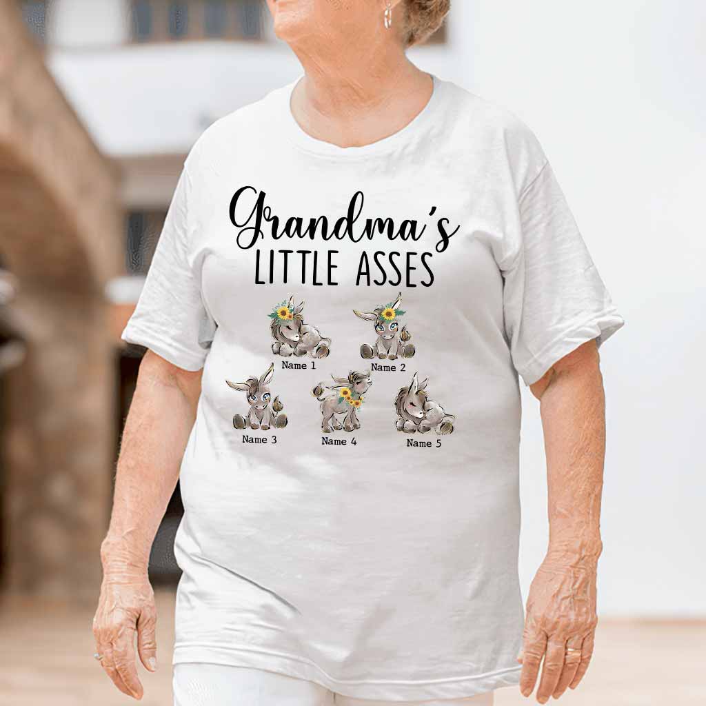 Les petits chouchous de grand-mère - T-shirt et sweat à capuche personnalisés pour la fête des mères