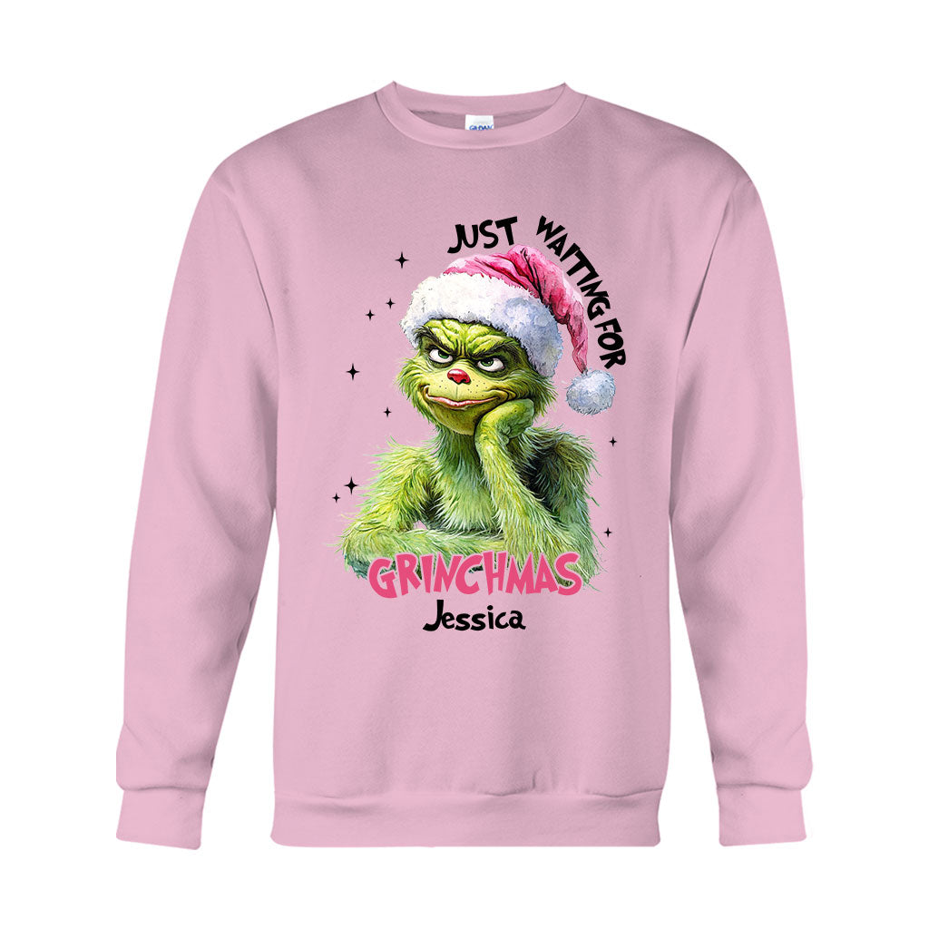Just Waiting For Christmas - Personalized Stole Christmas T-shirt And Hoodie