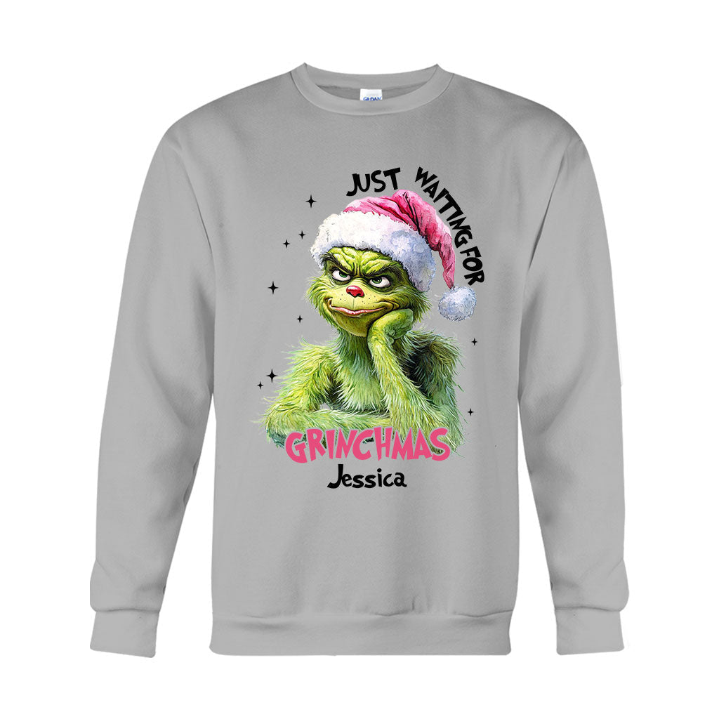 Just Waiting For Christmas - Personalized Stole Christmas T-shirt And Hoodie