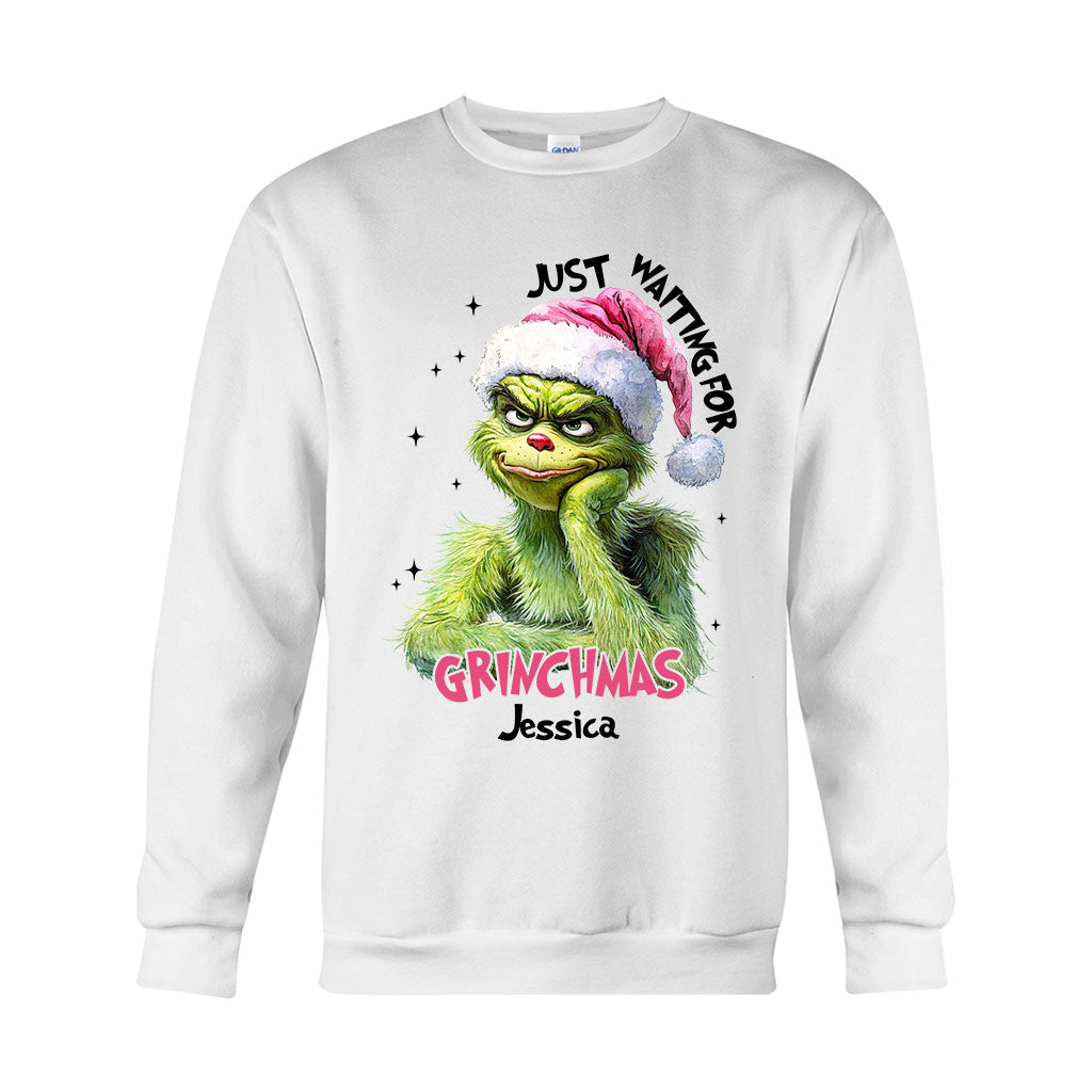 Just Waiting For Christmas - Personalized Stole Christmas T-shirt And Hoodie