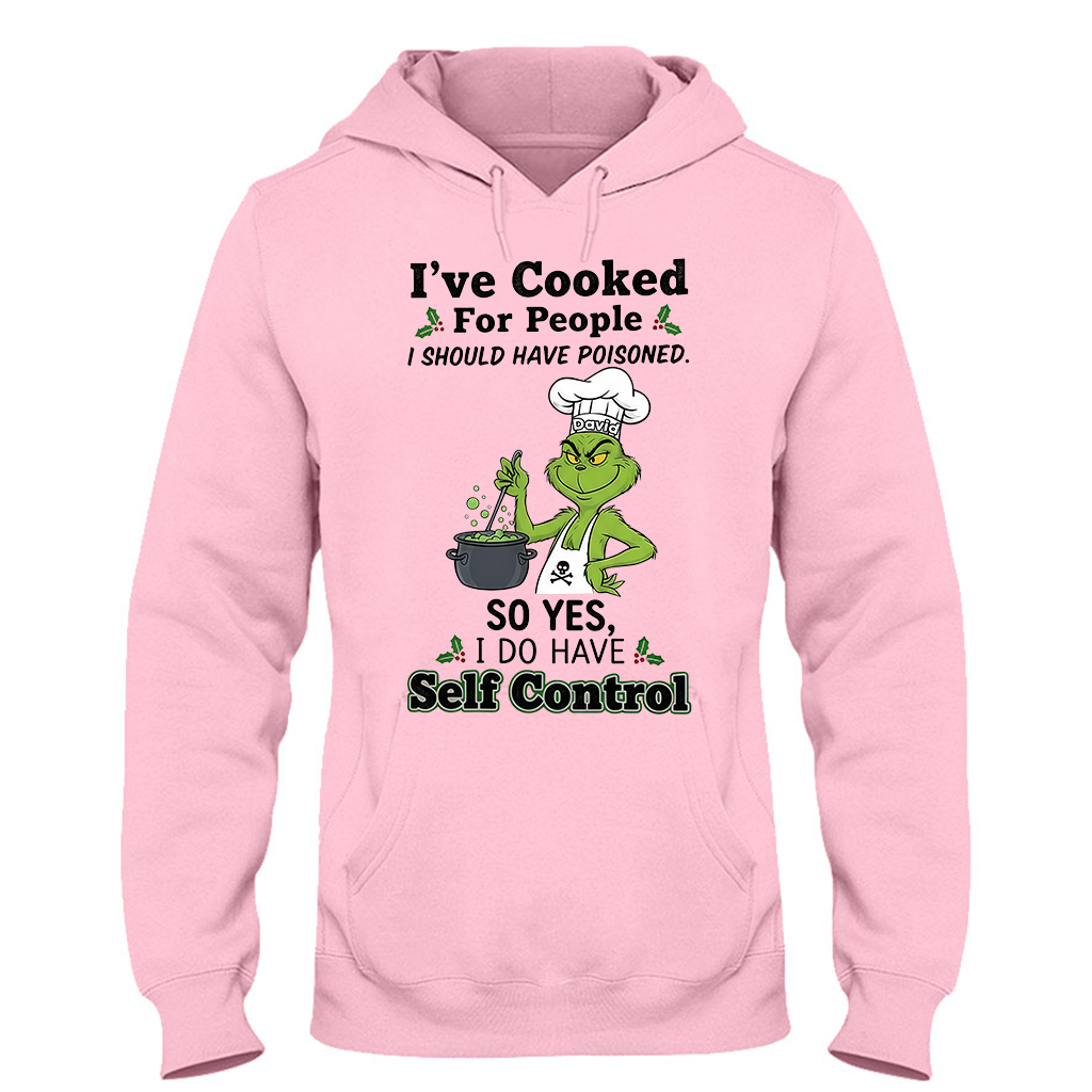 Ich habe gekocht – Personalisiertes Stola-Weihnachts-T-Shirt und Hoodie