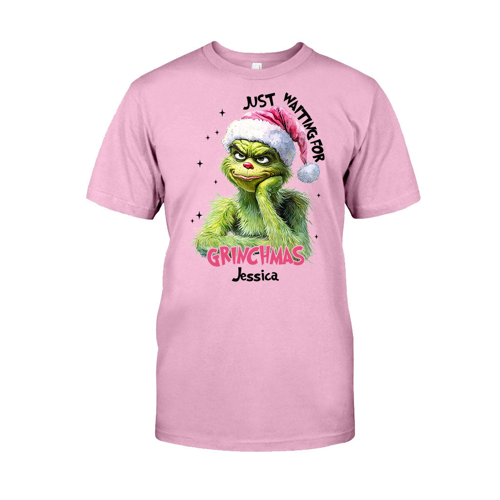 Just Waiting For Christmas - Personalized Stole Christmas T-shirt And Hoodie