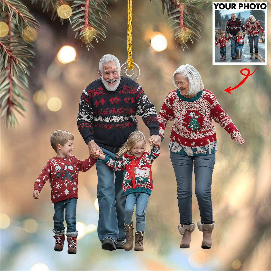 Custom Any Photo Ornament - Personalized Family Custom Shaped Ornament