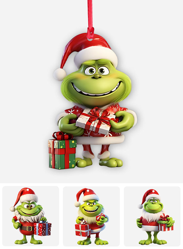 Fröhliche Grinchmas – Personalisierte Stola als Weihnachtsschmuck