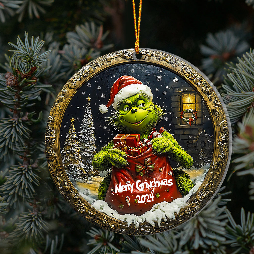 Briser le monstre coquin - Ornement de Noël étole personnalisé