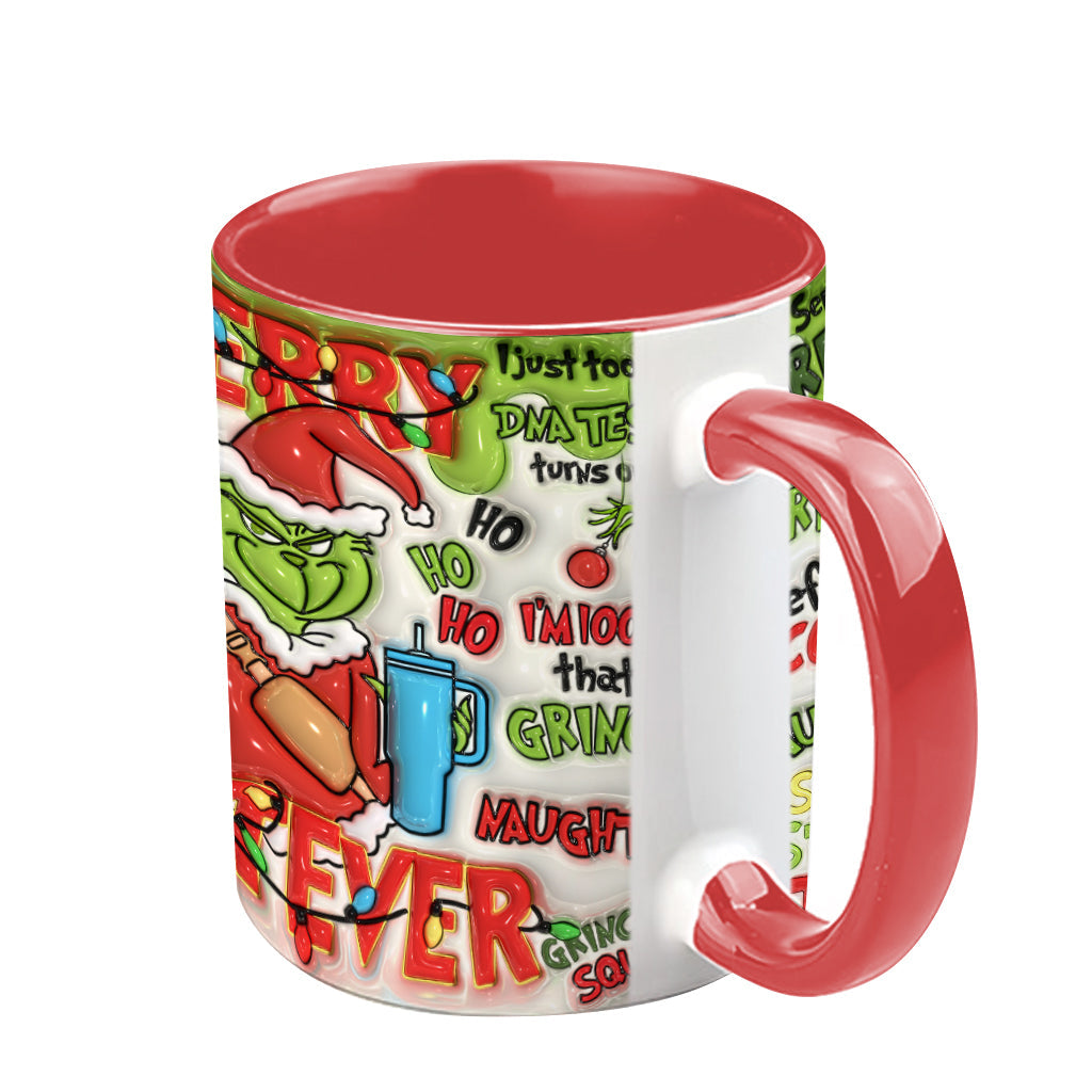 Fröhliche Grinchmas - Personalisierter Stola-Weihnachtsbecher