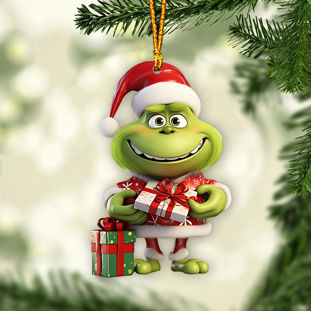 Fröhliche Grinchmas – Personalisierte Stola als Weihnachtsschmuck