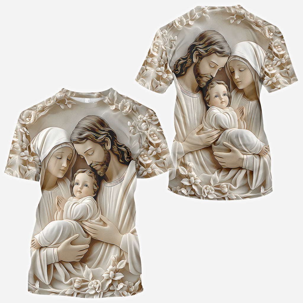 The Holy Family - Christian All Over Shirt