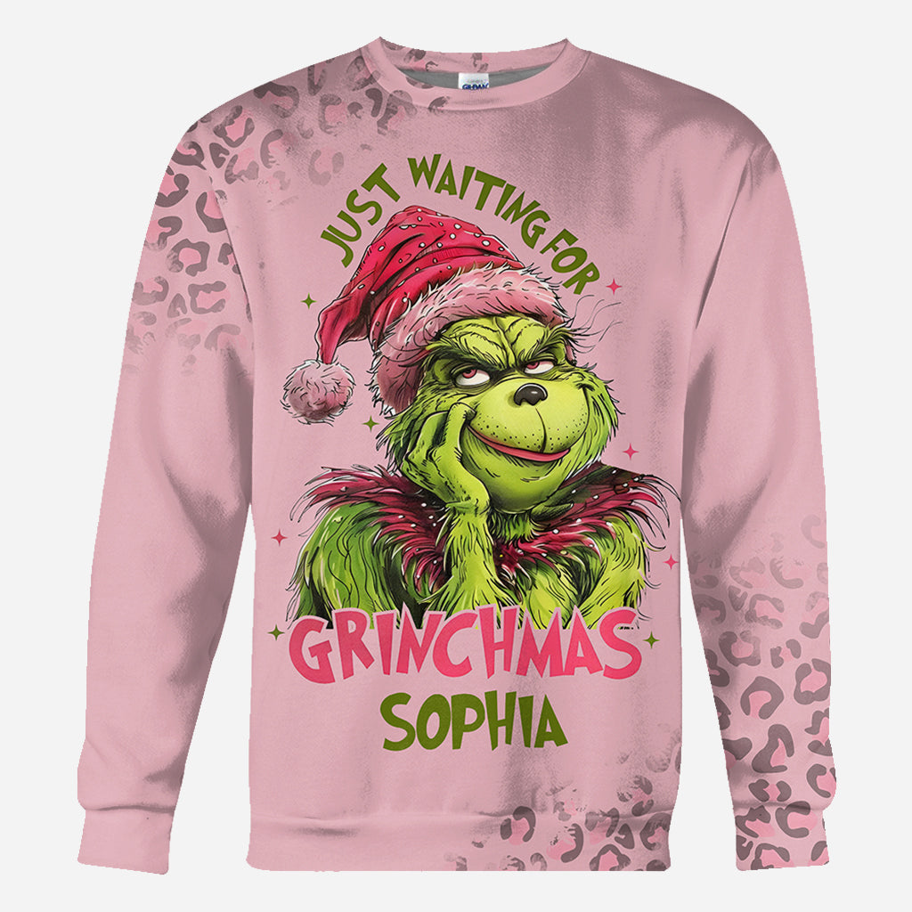 Warten auf Weihnachten – Personalisiertes „Weihnachtsstolen-Shirt“