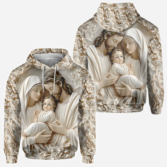 La Sainte Famille - Chemise chrétienne intégrale