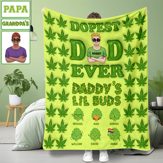 Der coolste Papa aller Zeiten – Personalisierte Vaterdecke