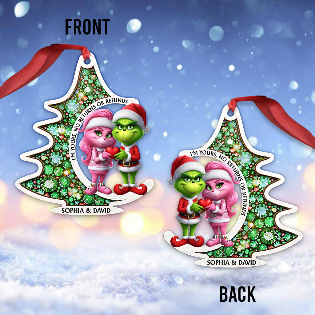 Je suis à toi, sans retour - Ornement de Noël personnalisé en forme d'étole