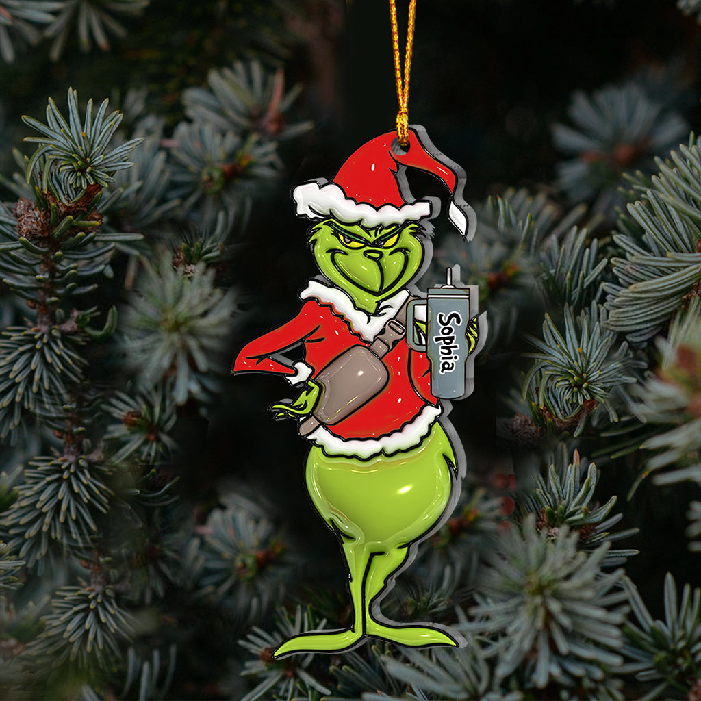 Joyeux Grinchmas - Étole de Noël personnalisée