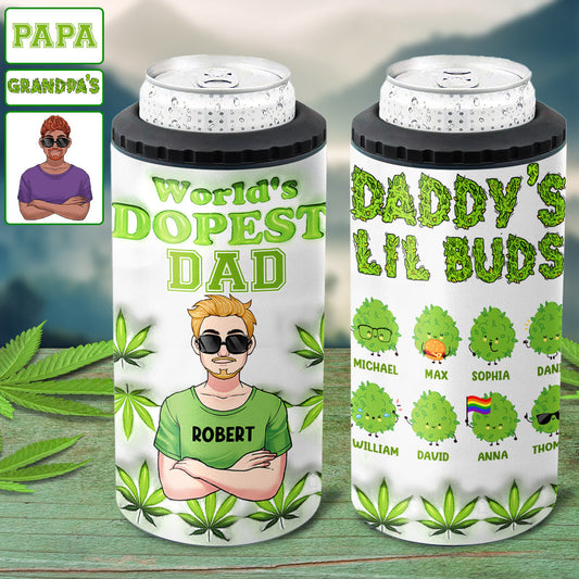 Der coolste Papa aller Zeiten – Personalisierter Dosenkühler für Väter