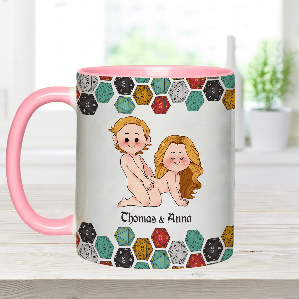 Schlafen mit dem Spielleiter - Personalisierte RPG-Akzent-Tasse