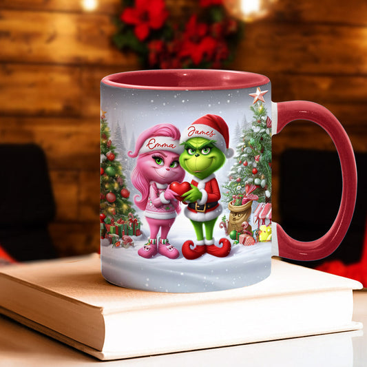 Fröhliche Grinchmas - Personalisierter Stola-Weihnachtsbecher