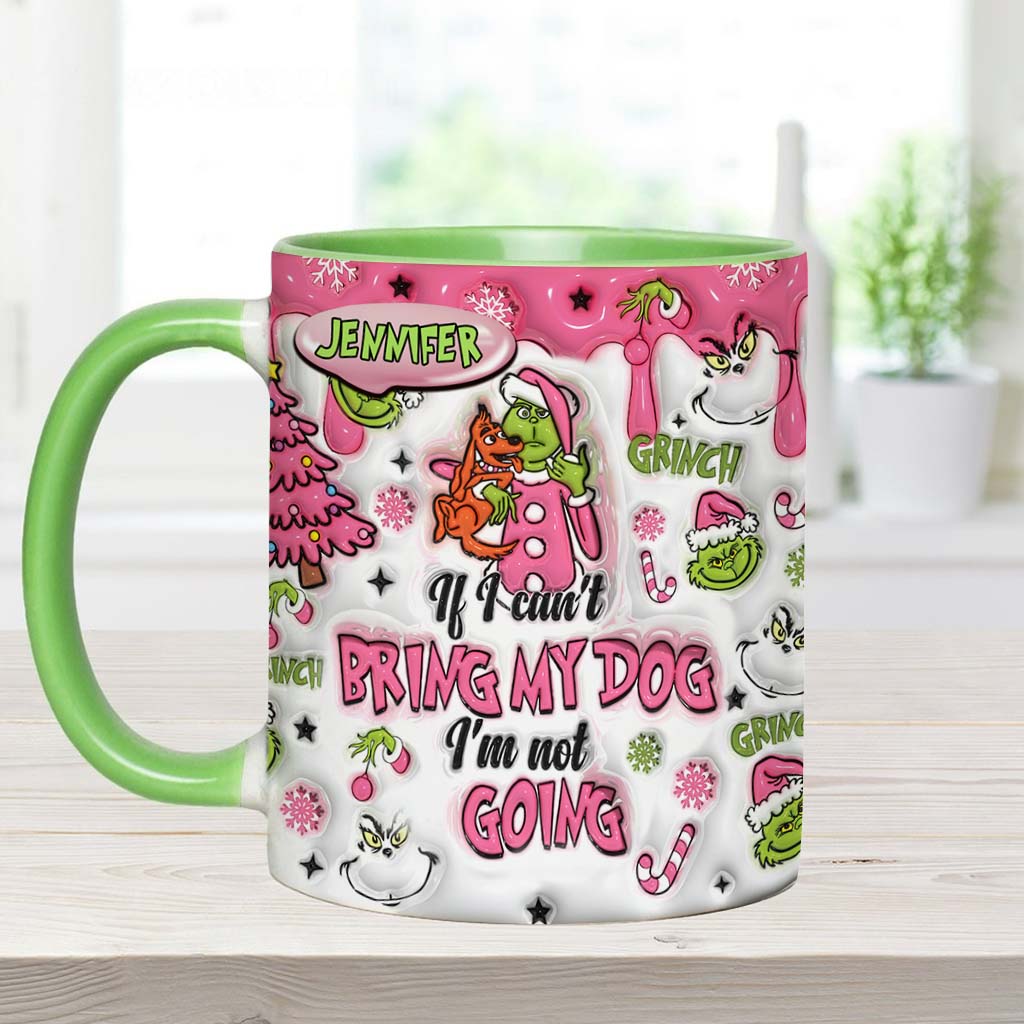Wenn ich meinen Hund nicht mitbringen kann – personalisierte Stola-Weihnachtstasse