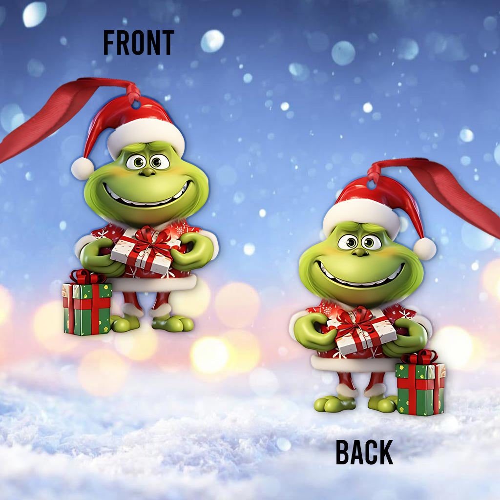 Fröhliche Grinchmas – Personalisierte Stola als Weihnachtsschmuck