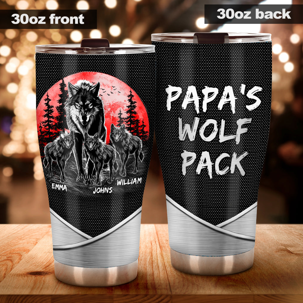 Papa Wolf – Personalisierter Vater-Trinkbecher