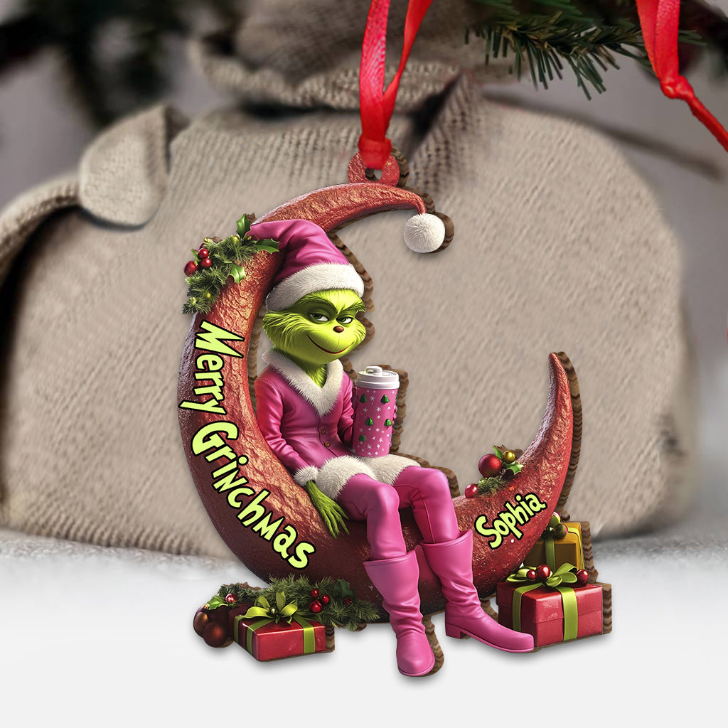 Freche, freche Dame – Personalisierte Stola als Weihnachtsschmuck