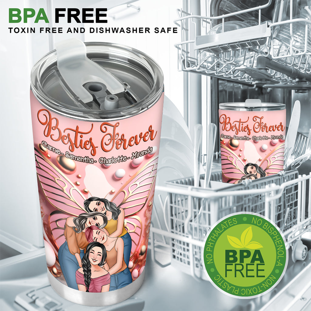 Für immer beste Freundinnen - Personalisierter Bestie-Becher