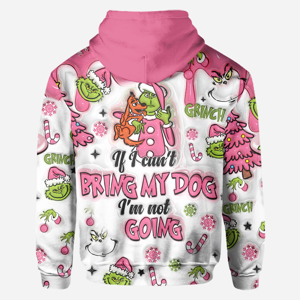 Wenn ich meinen Hund nicht mitbringen kann - personalisiertes Stola-Weihnachts-T-Shirt