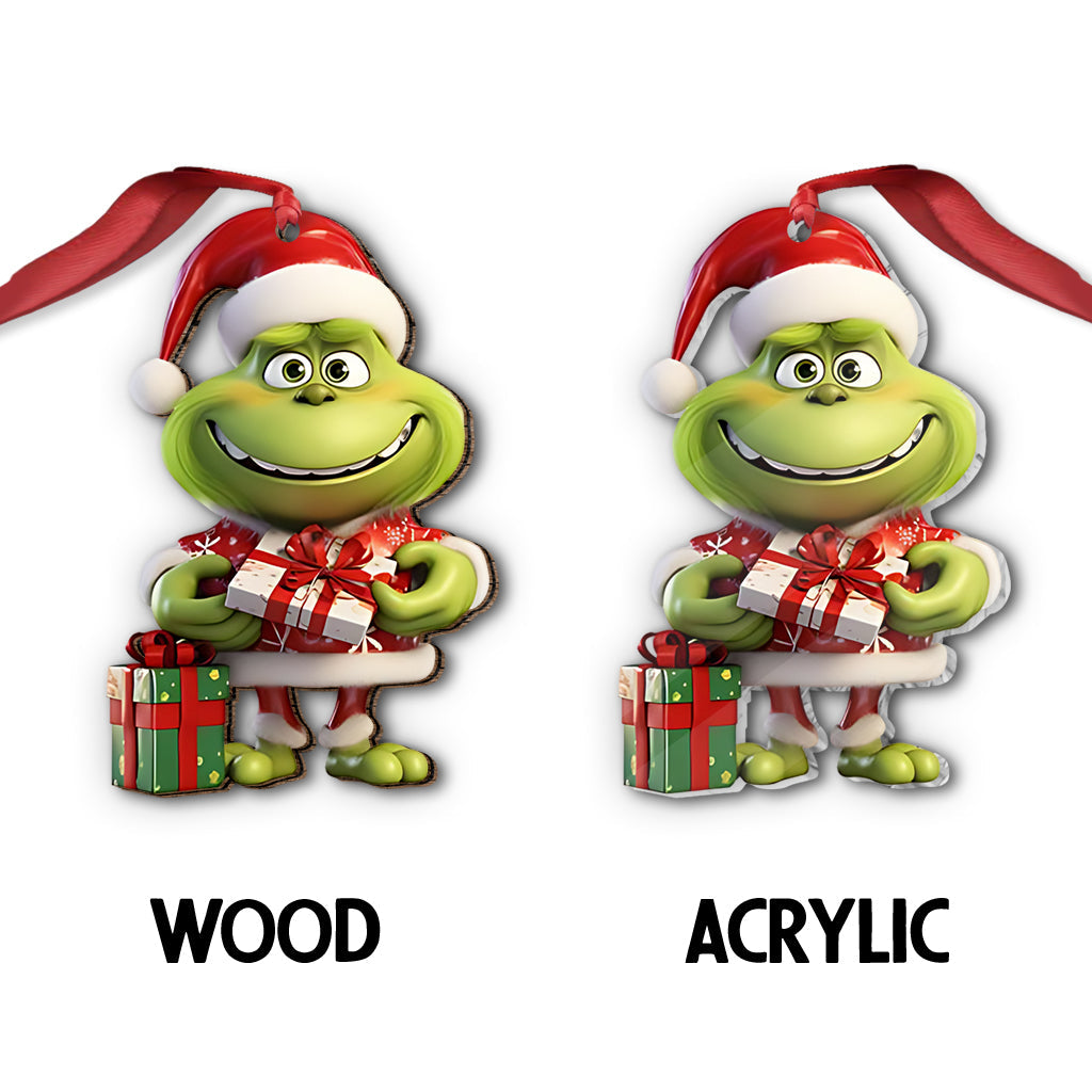 Fröhliche Grinchmas – Personalisierte Stola als Weihnachtsschmuck