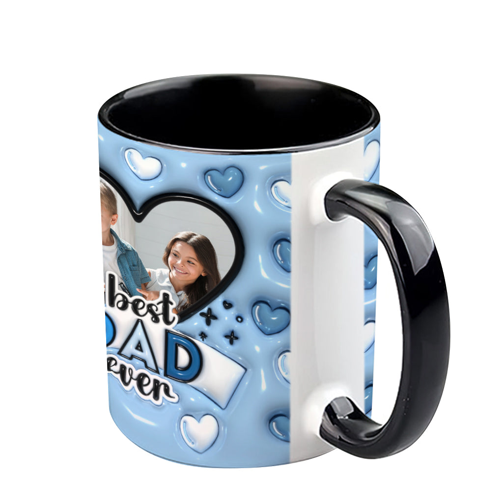Bester Papa aller Zeiten - Personalisierte Tasse mit Vater-Akzent