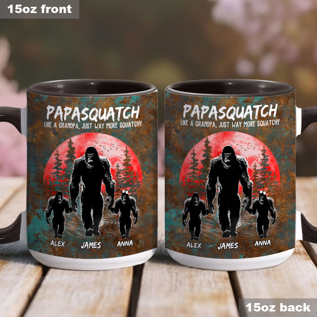 Grandpasquatch - Personalisierte Tasse mit Vater-Akzent