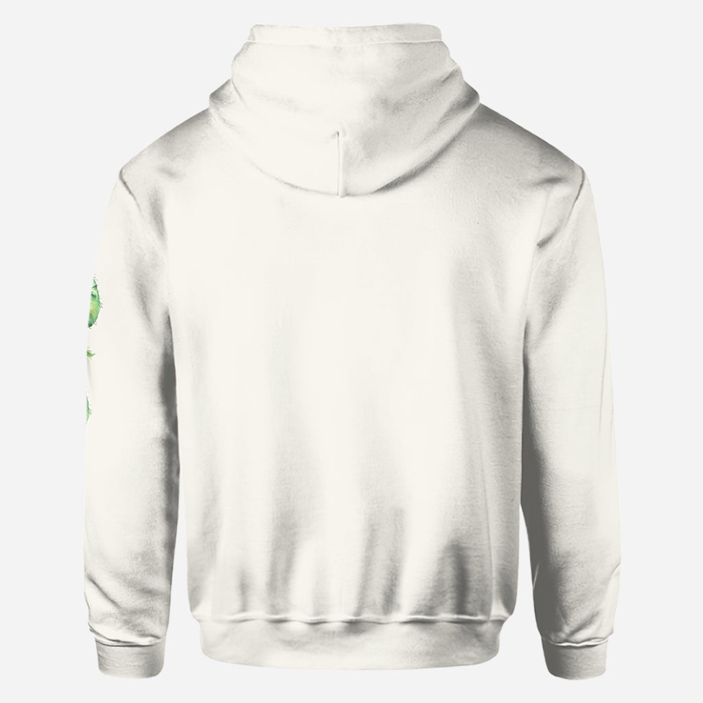 Beliebiger Titel: Grinchy Weihnachten - Personalisiertes Stola-Weihnachtsshirt
