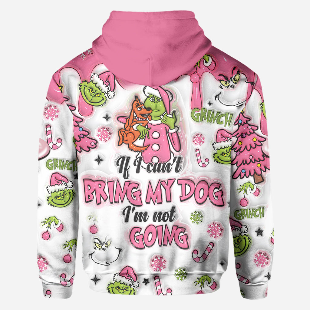 Wenn ich meinen Hund nicht mitbringen kann - personalisiertes Stola-Weihnachts-T-Shirt