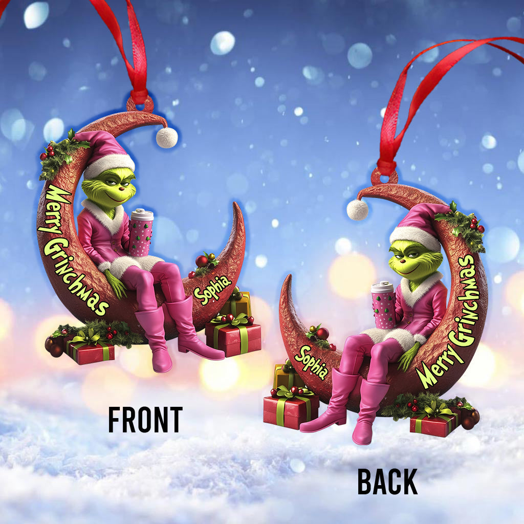 Freche, freche Dame – Personalisierte Stola als Weihnachtsschmuck