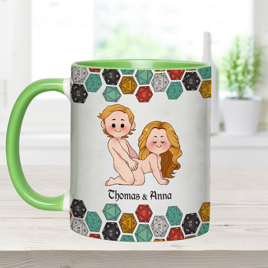 Schlafen mit dem Spielleiter - Personalisierte RPG-Akzent-Tasse