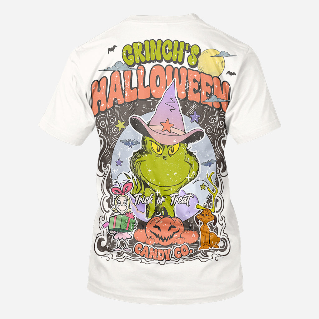 Happy Halloween - Personalized Stole Christmas All Over Shirt