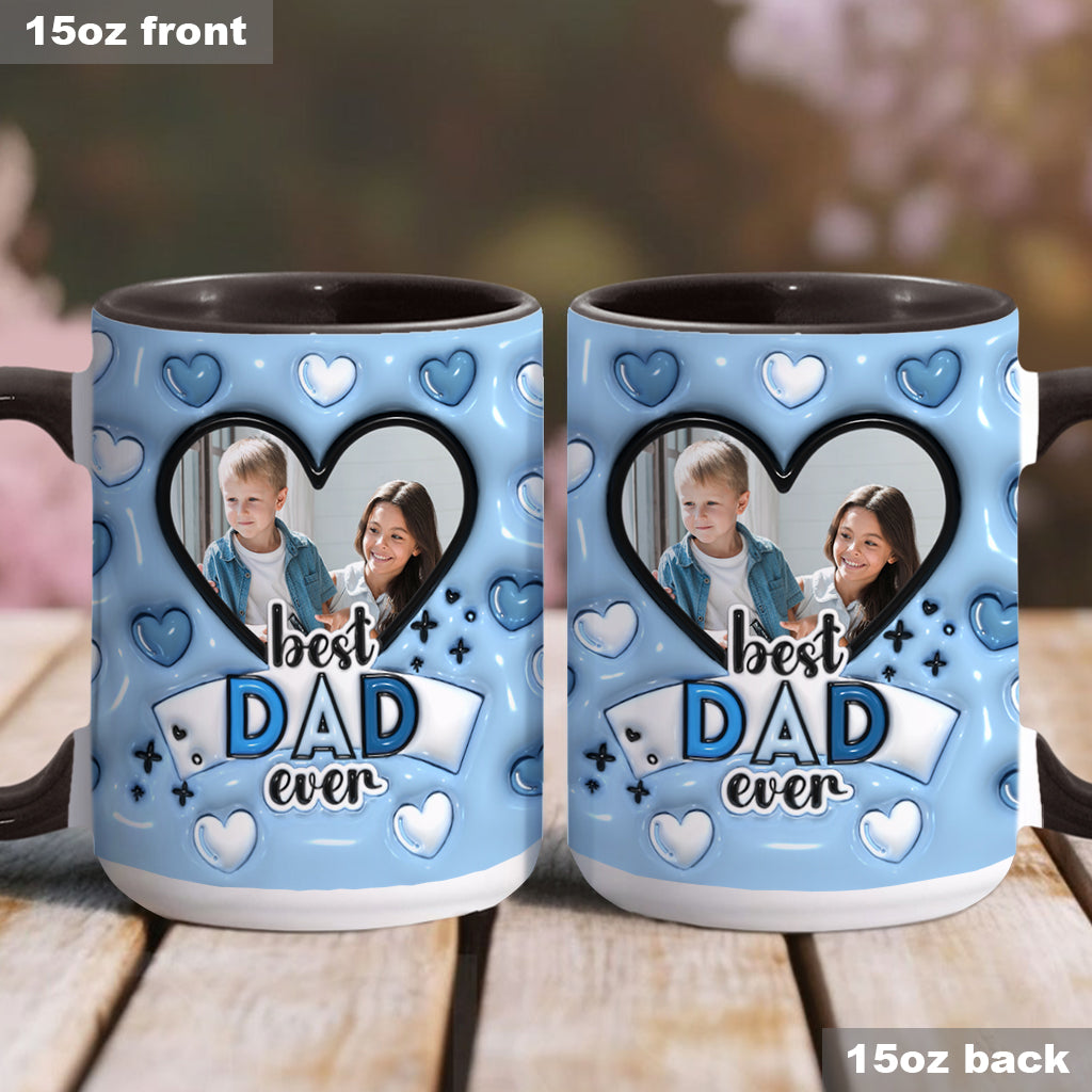 Bester Papa aller Zeiten - Personalisierte Tasse mit Vater-Akzent