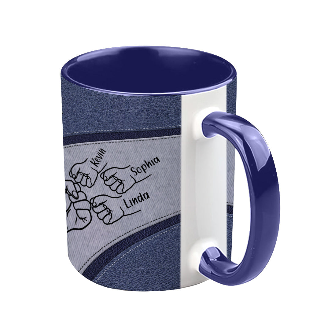 Bester Papa aller Zeiten - Personalisierte Tasse mit Vater-Akzent