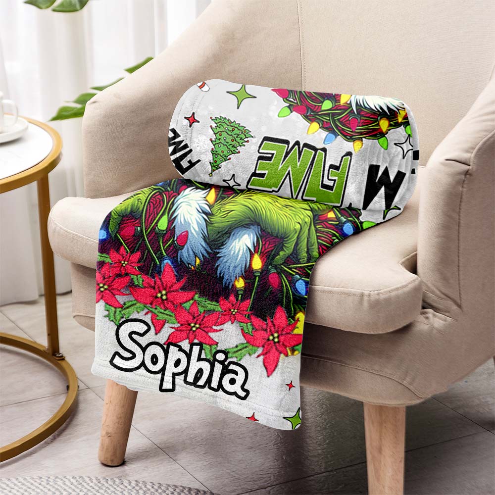 Tout va bien, je vais bien - Couverture de Noël étole personnalisée