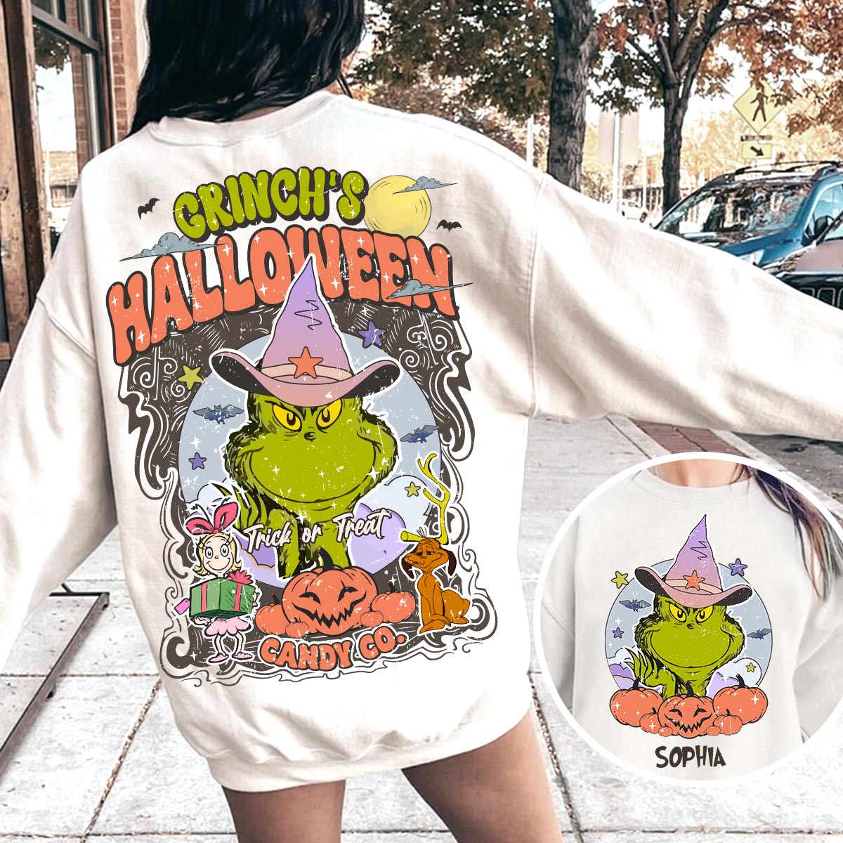 Happy Halloween - Personalized Stole Christmas All Over Shirt