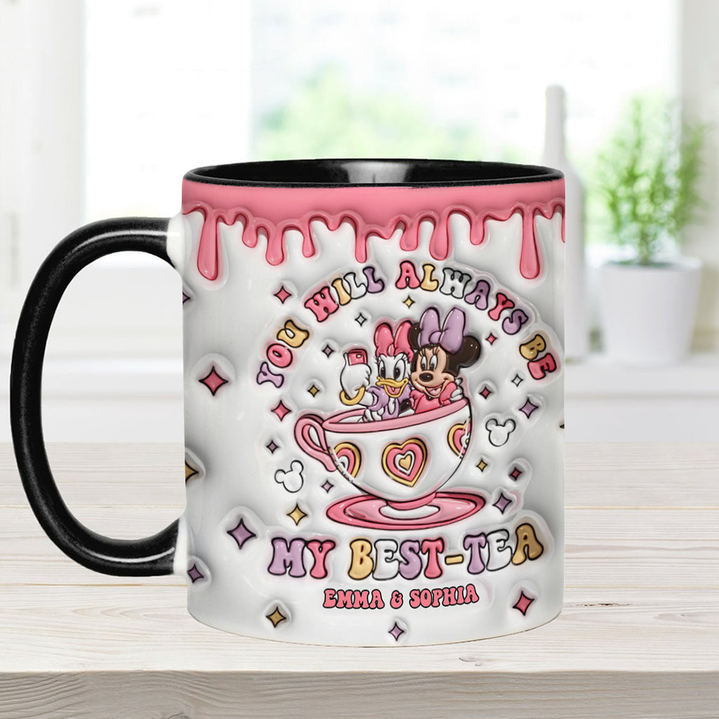 You Will Always Be My Best-Tea - Personalized Bestie Accent Mug