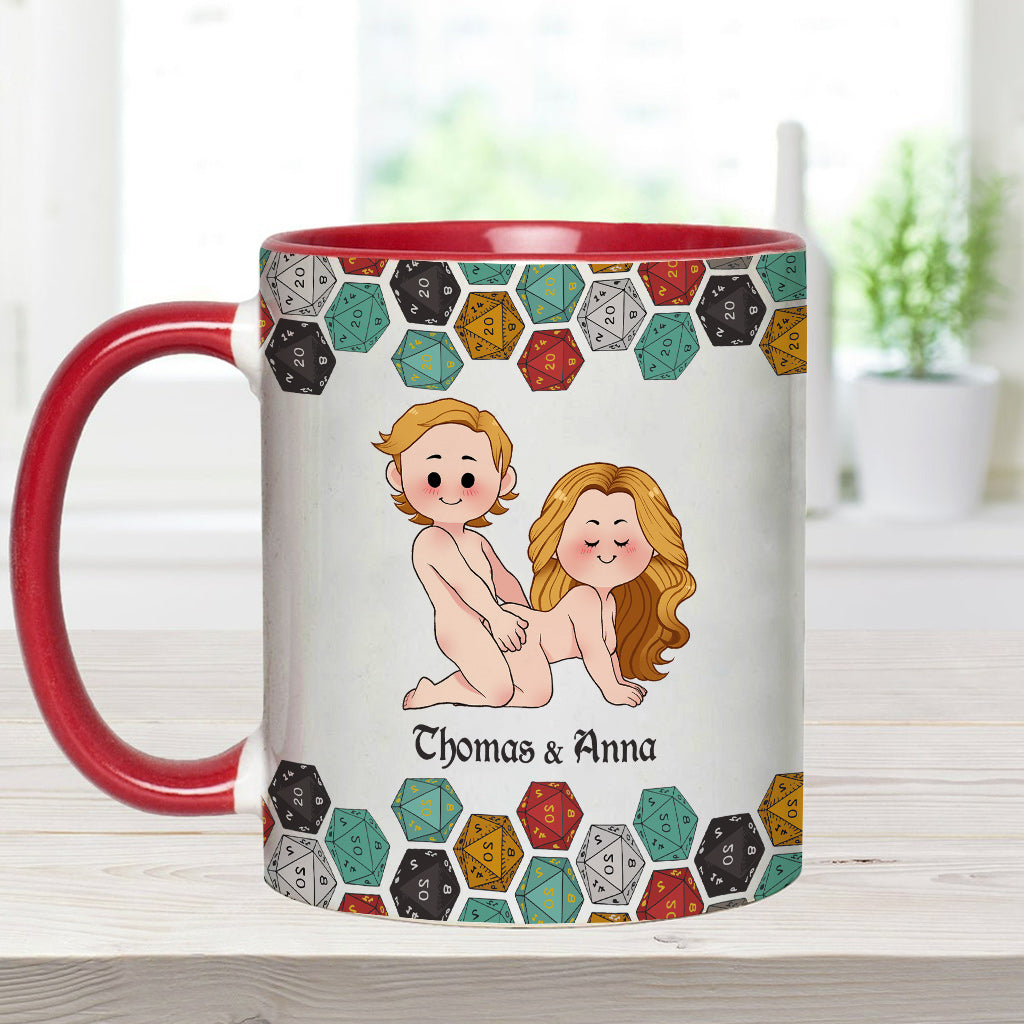 Schlafen mit dem Spielleiter - Personalisierte RPG-Akzent-Tasse