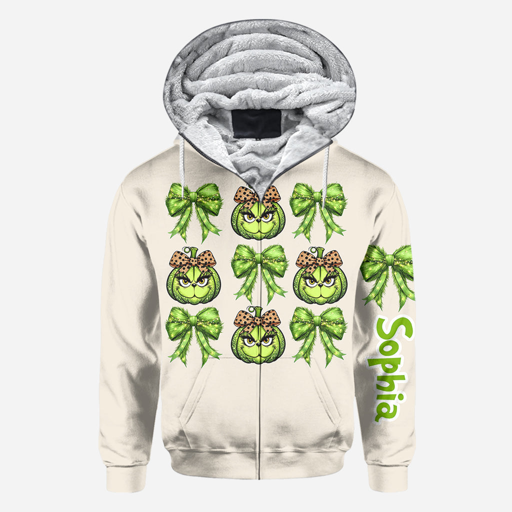 Heute besonders grinchig drauf - Personalisiertes Stola-Weihnachtsshirt