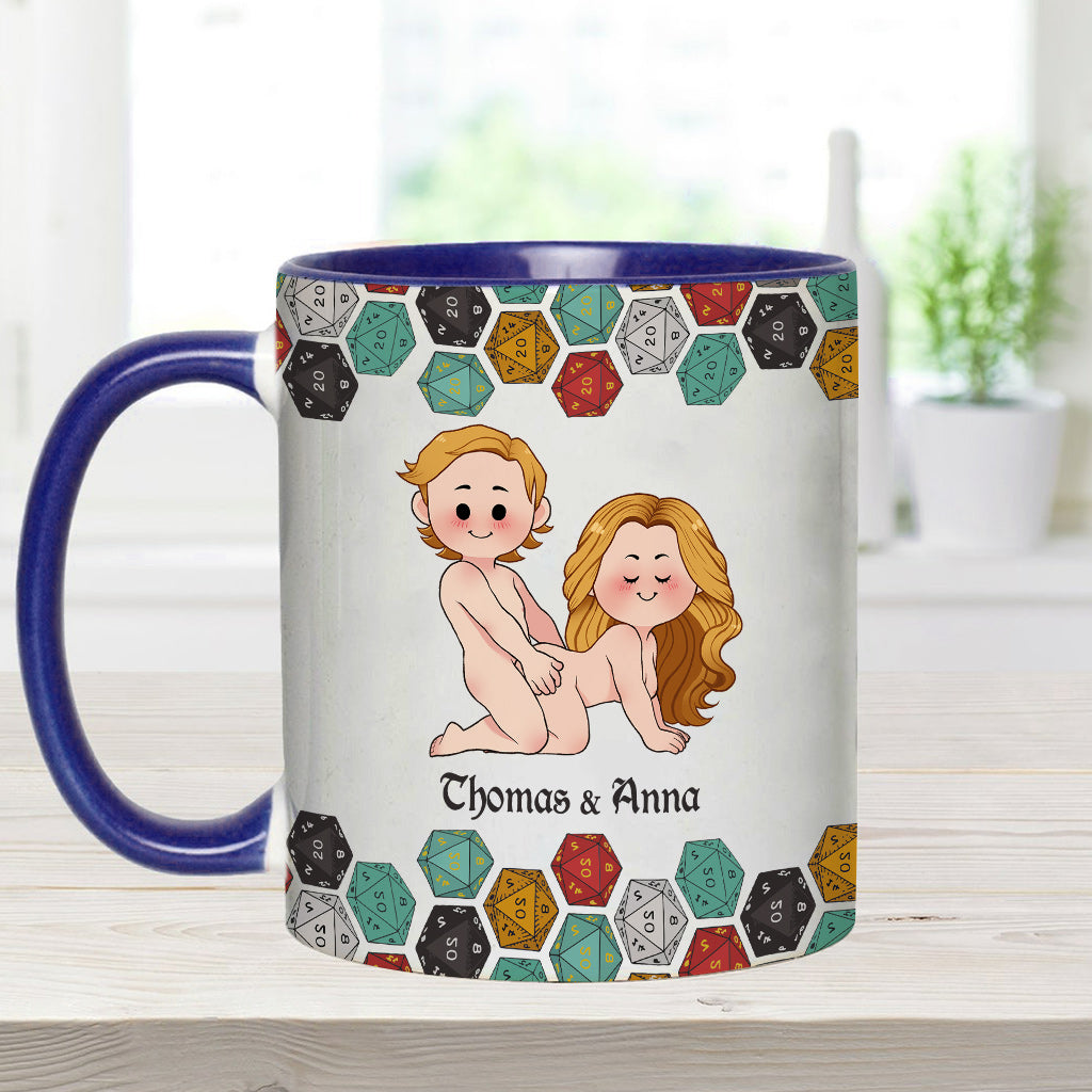 Schlafen mit dem Spielleiter - Personalisierte RPG-Akzent-Tasse