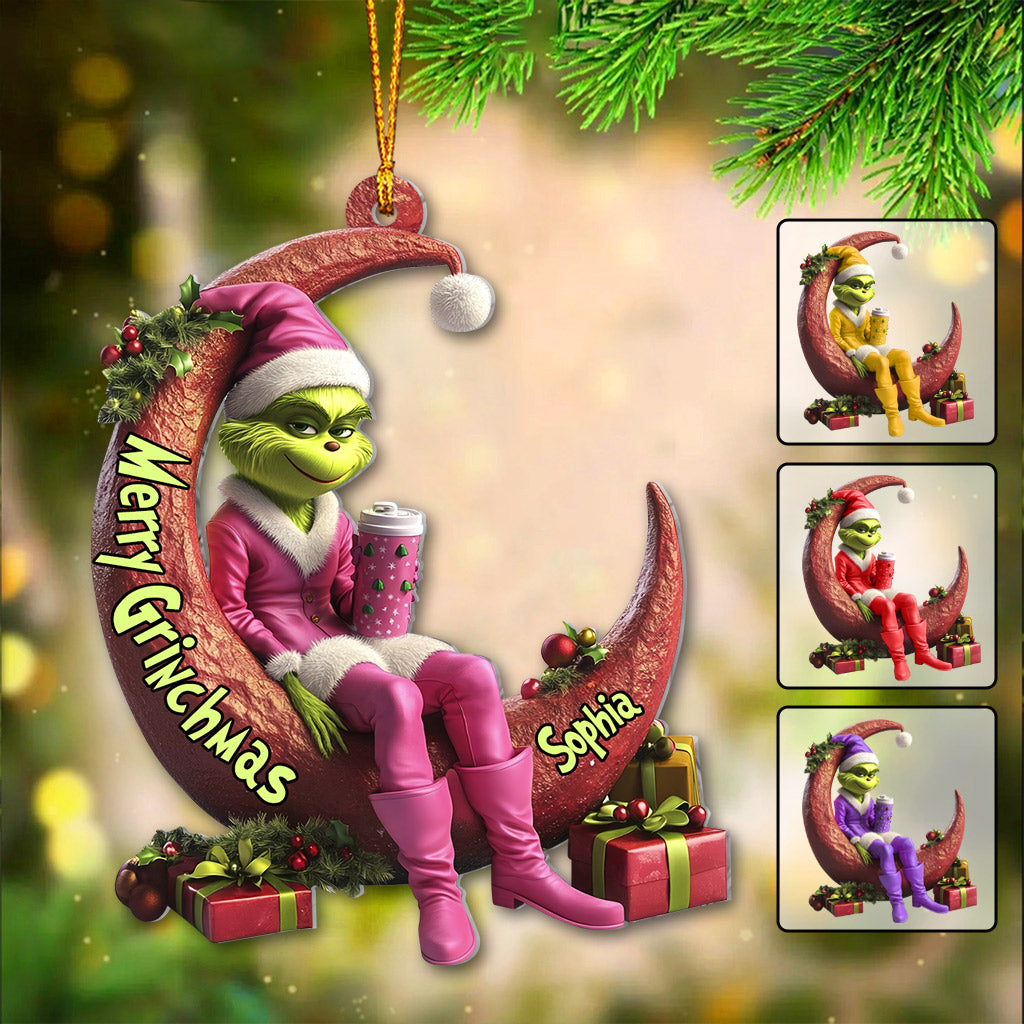 Freche, freche Dame – Personalisierte Stola als Weihnachtsschmuck