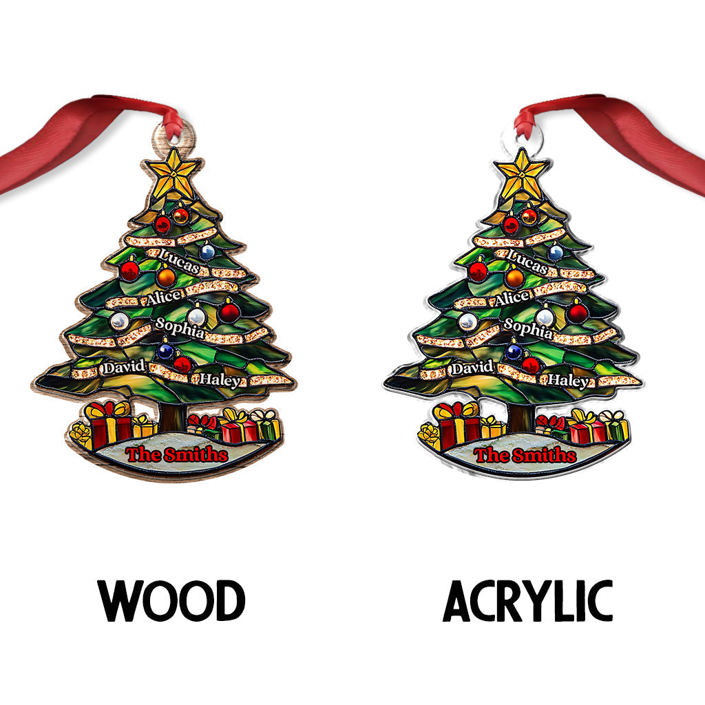 Joyeux Noël - Ornement de Noël personnalisé pour la famille