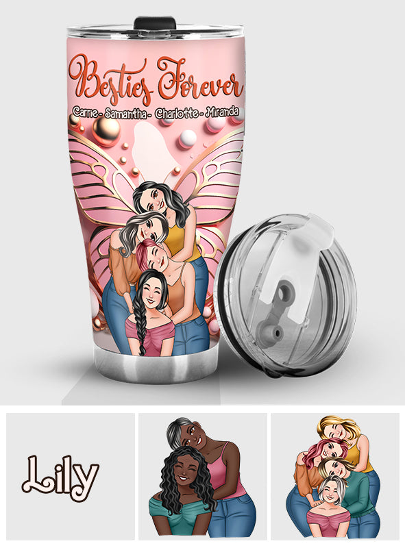 Für immer beste Freundinnen - Personalisierter Bestie-Becher