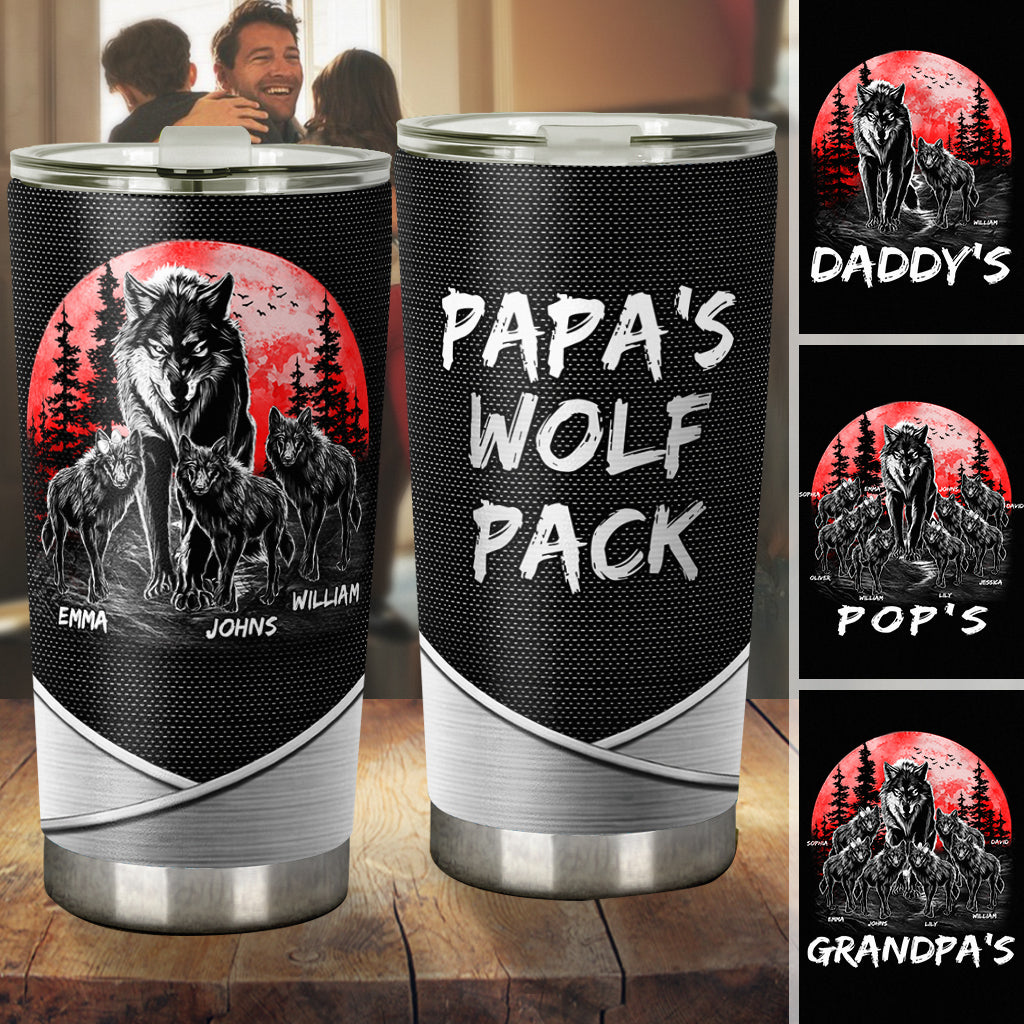 Papa Wolf – Personalisierter Vater-Trinkbecher