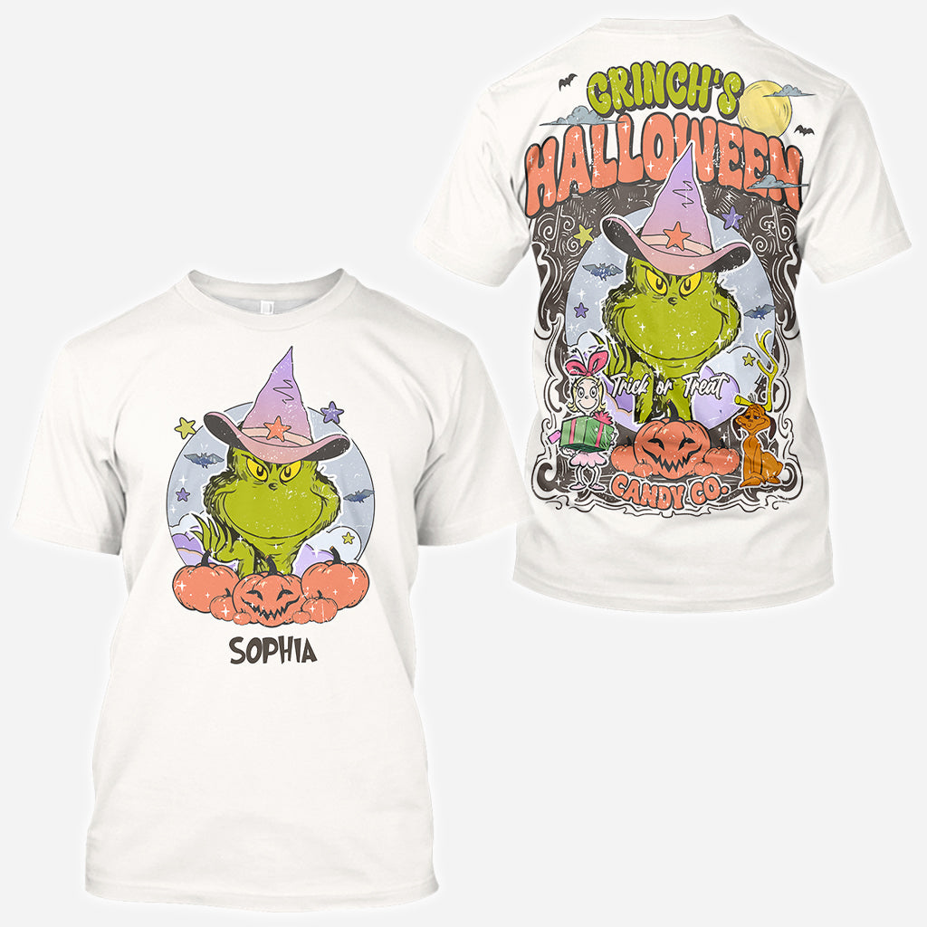 Happy Halloween - Personalized Stole Christmas All Over Shirt