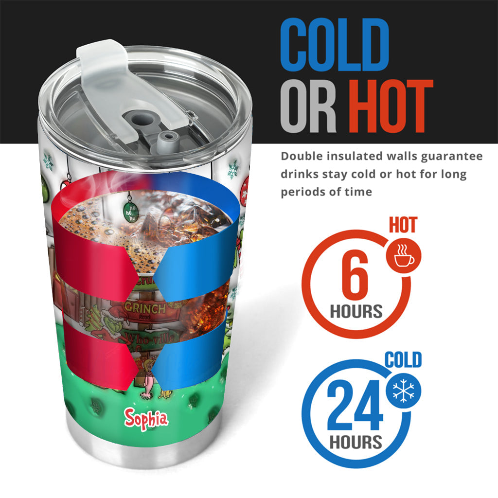 Ho Ho Ho - Gobelet de Noël personnalisé avec étole