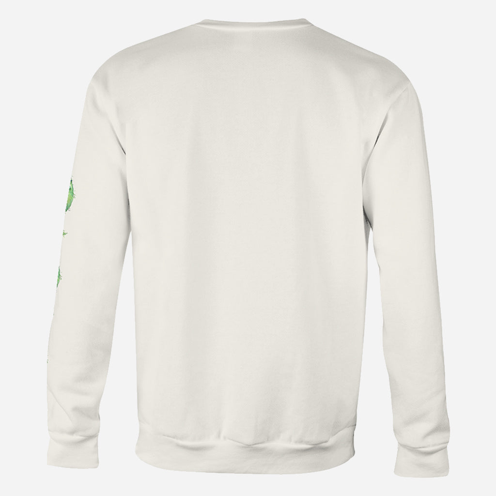 Beliebiger Titel: Grinchy Weihnachten - Personalisiertes Stola-Weihnachtsshirt