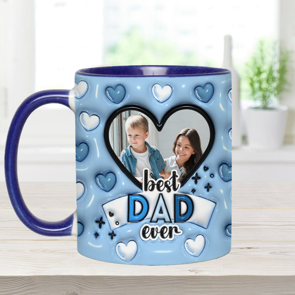 Bester Papa aller Zeiten - Personalisierte Tasse mit Vater-Akzent